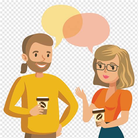 Desenho De Pessoas Conversando