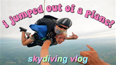 I Went Skydiving Jaidynlynzee Youtube
