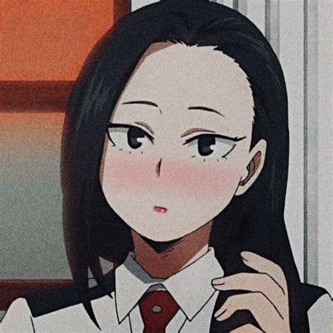 Anime cartoons lgbtq related pfps matching pfp for groups of friends and even matching icon of pets! Momo Yaoyorozu in 2020 | Cute anime character, Anime ...