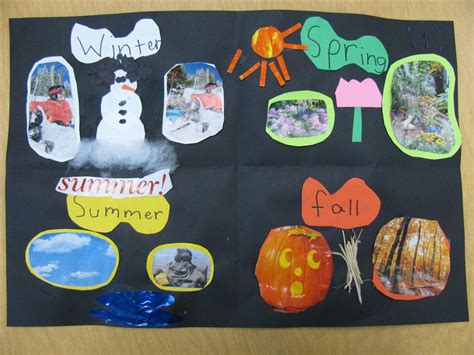 Art Makes Kids Smart Seasons Collage