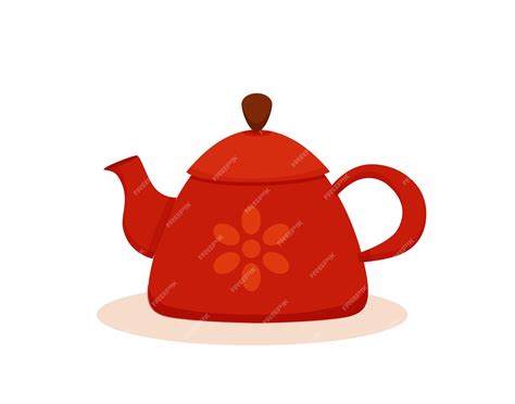 Premium Vector Teapot Cartoon Colorful Illustration