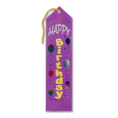 Happy Birthday Award Ribbon Pack Of 6 Michaels