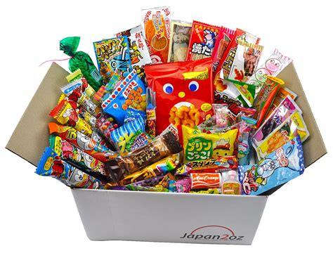 Japanese Candy Set Dagashi And Snacks Assortment 75 Pieces
