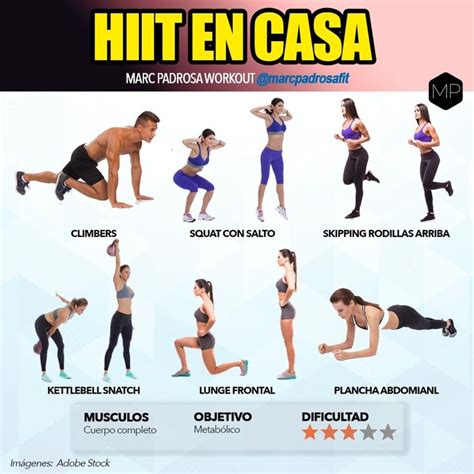 Entrenamiento HIIT En Casa Y Poco Material No Te Olvides Del