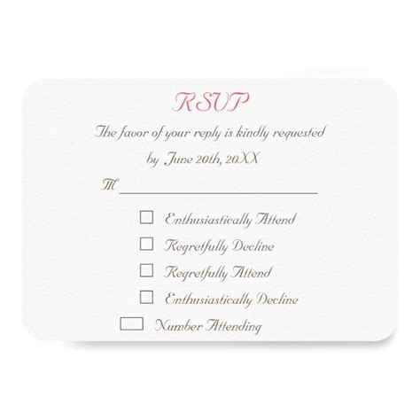 Funny Personalized Wedding Rsvp Invitation Card Zazzle