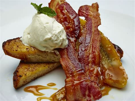 Brioche French Toast With Bacon For Weekend Brunch In Axis At One