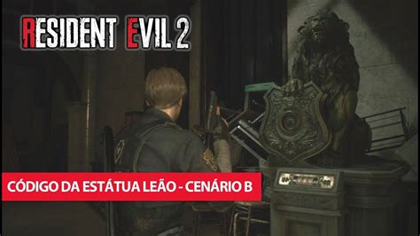 Back into the stinky mess that we call. 🔴 RESIDENT EVIL 2 REMAKE - PUZZLE DA ESTÁTUA DO LEÃO ...
