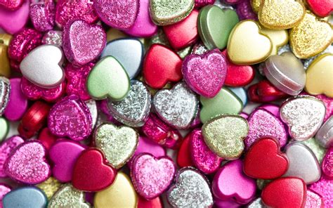 Candy Hearts Wallpaper (60+ images)