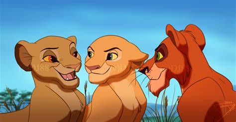 Lion King Mufasa And Sarabi As Cubs