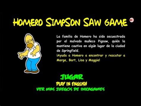 Juego de los simpson de eliminar piezas. HD Homero Simpson Saw Game Walkthrough / Guía - YouTube