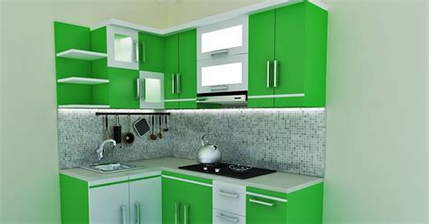 dapur sederhana hijau