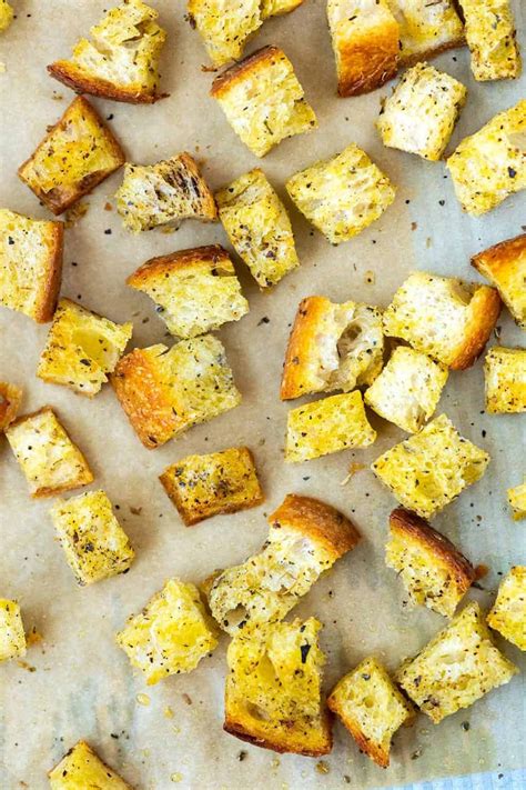 Homemade Herby Croutons