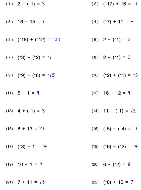 Solving Two Step Equations Worksheets Answer Key Th Grade