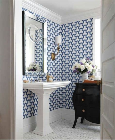 65 bedrooms with wallpaper accent walls. 29 Fabulous Wallpaper Ideas to Try for Your Powder ...