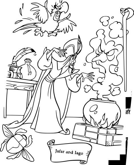Aladdin abu on flying carpet pdf link. Coloriage Jafar à imprimer
