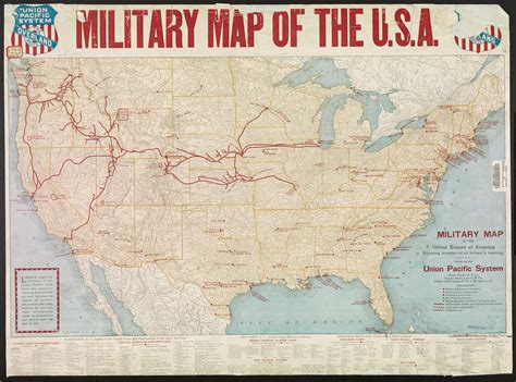 Military Map Of The United States Of America Digital Collections At