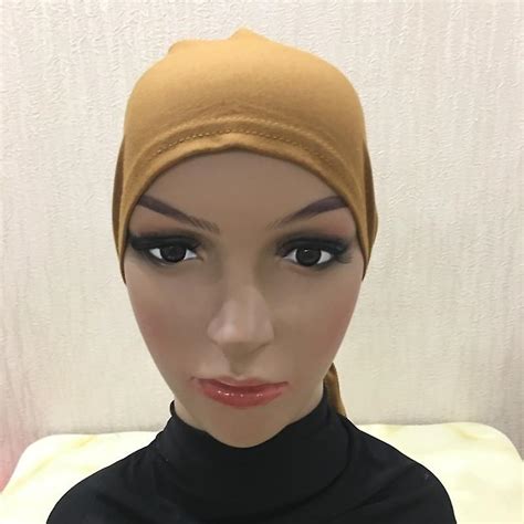 full cover inner muslim cotton hijab cap fruugo dk