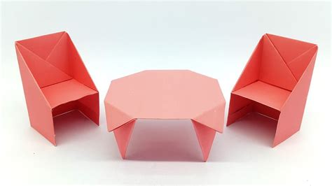 Easy Step By Step Cardboard Chair Origami