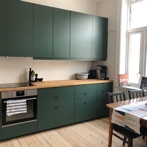 Each month, we offer something special for the ikea family members. Stunning forest green @Noremax kitchen makeover | would ...