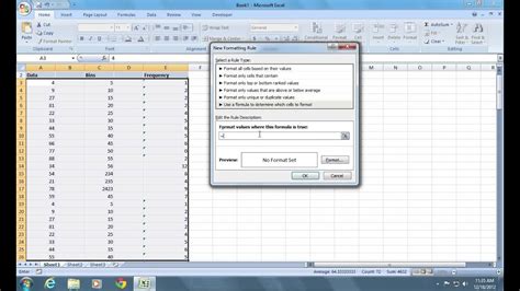 How To Change Excel 2007 Cell Color Based On Value Youtube