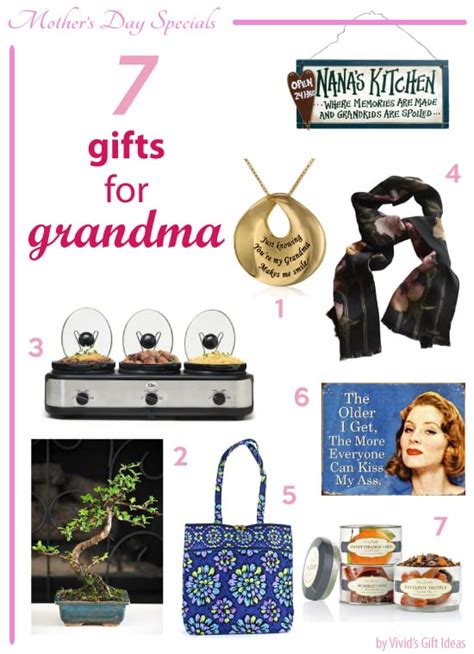 List of Best Mother’s Day Gift Ideas for Grandma | VIVID'S