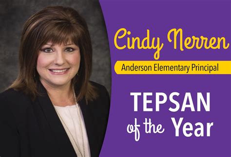 Nerren Named Tepsan Of The Year By The Texas Elementary Principals And Supervisors Association