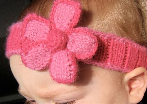 Id Rather Be Knitting Spring Baby Headband