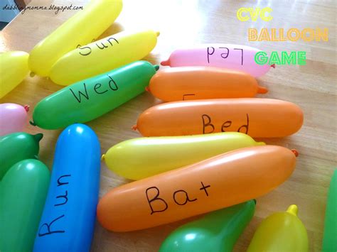 CVC Word Balloon Game | Totschooling - Toddler, Preschool ...