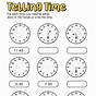 Printable Worksheets For Telling Time