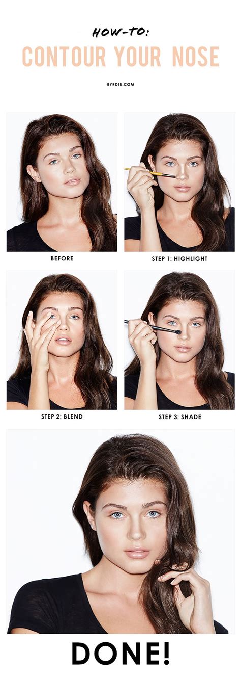 How To Contour Your Nose In 4 Steps Perfect Nose Nose