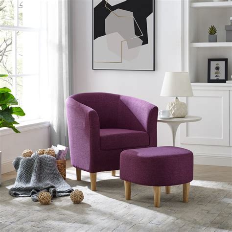 Latitude Run Modern Accent Chair Upholstered Comfy Arm Chair Linen
