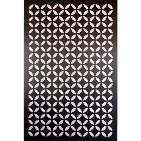 Yes, we do create custom vinyl. Acurio Latticeworks Morrish Circle 32 in. x 4 ft. Black ...
