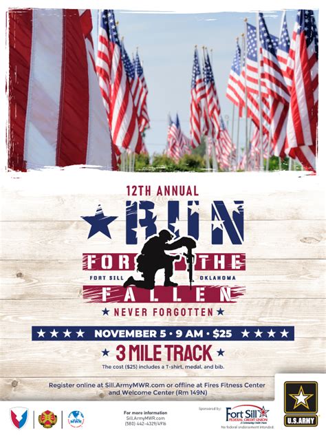 View Event 12th Annual Run For The Fallen Ft Sill Us Army Mwr