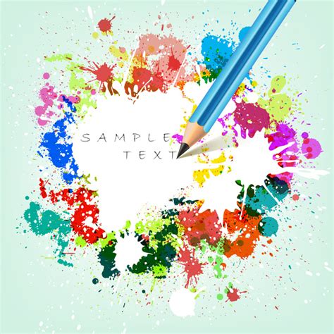 How to draw flowers, trees, objects, composition, landscape, portraits and perspective drawing. Drawing watercolor pencil background Free vector in Adobe ...