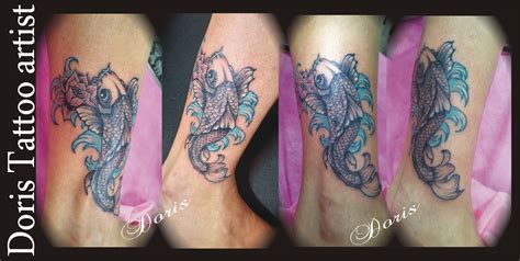 No matter what, watercolor tattoos are bound to attract infinite admiration. Koi fish tattoo by Doris tattoo Israel | Koi fish tattoo ...