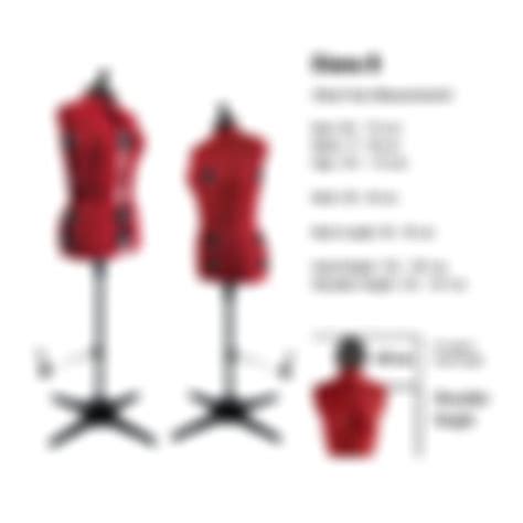 Adjustable Dressmakers Mannequin Medium Red Sew Much Easier