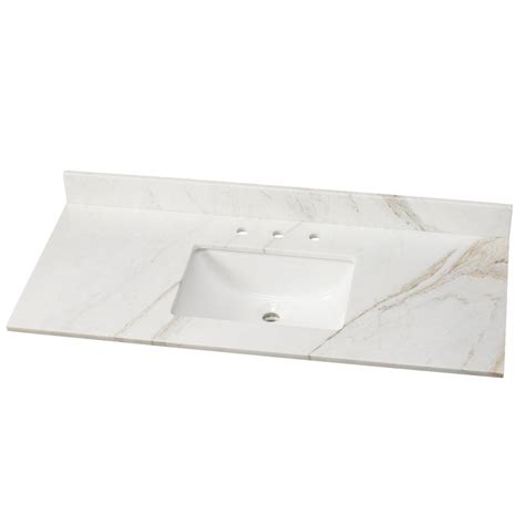 Check spelling or type a new query. Home Decorators Collection 49 in. W Marble Vanity Top in ...