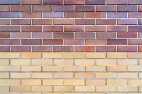 Yellow Brick Wall Architectural Background Stock Image Image Of
