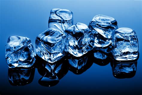 Awesome Ice Cubes 4k Wallpaper Ice Wallpaper Blue Objects Abstract