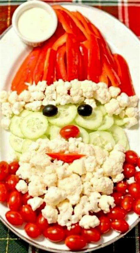 Santa hat is a new accessory that was added in update 13. yummy2 image by Cheryl Owen | Santa veggie tray, Veggie ...