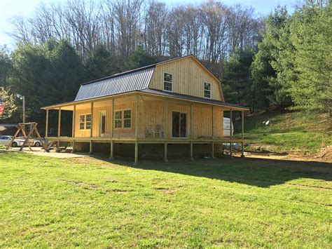 Gambrel Cabins Barn Style House Gambrel Barn Cottage House Plans