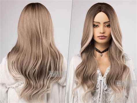 Ash Honey Blonde Wig With Creamy Blonde Highlight Wavy No Lace Wig