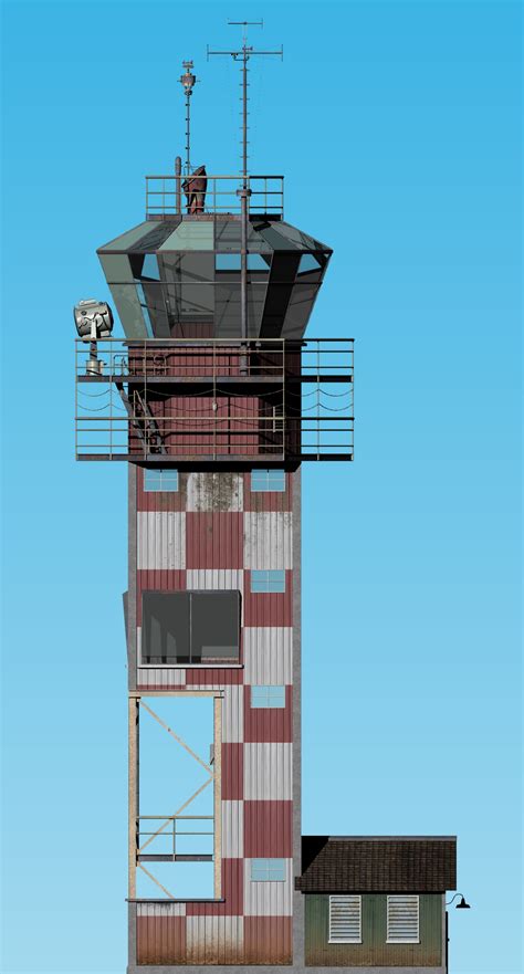 Air Traffic Control Tower 3d Model 35 3ds Dwg 3dm Unknown Obj