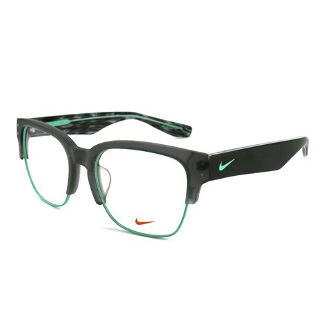 Nike Mens Eyeglasses Frames Nike 35kd 068 Matte Grey Green Glow 55 19