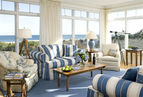 15 Photos Blue And White Striped Sofas