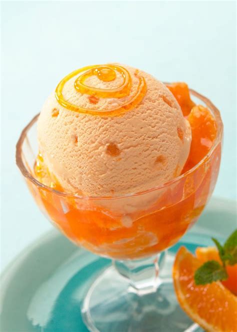 Orange Ice Cream For Vadilal Food Styling For Ice Creams Pinterest