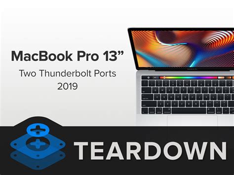 iFixit Teardown of 2019 Base 13-inch MacBook Pro Model Reveals Reveals 