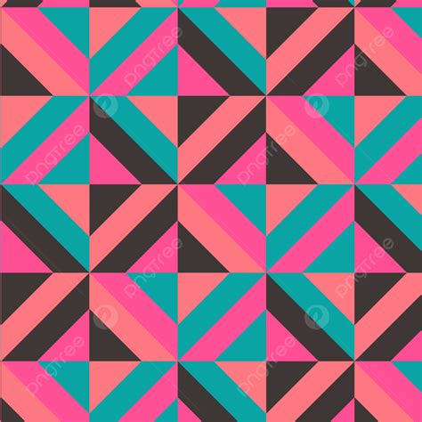 Geometri Abstrak Modern Dengan Desain Warnawarni Ling