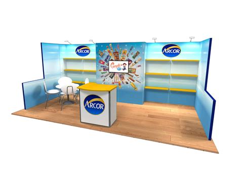 Arcor 10×20 Trade Show Booth Booth Design Ideas