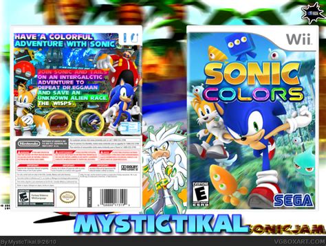 Sonic Colors Wii Box Art Cover By Mystictikal